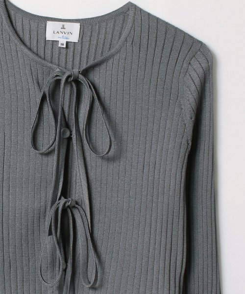 フロントリボンカーディガン 