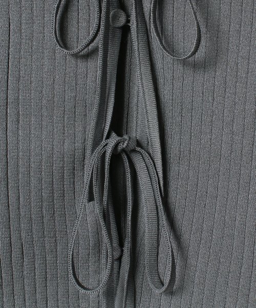 フロントリボンカーディガン 