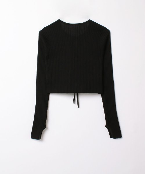 フロントリボンカーディガン 