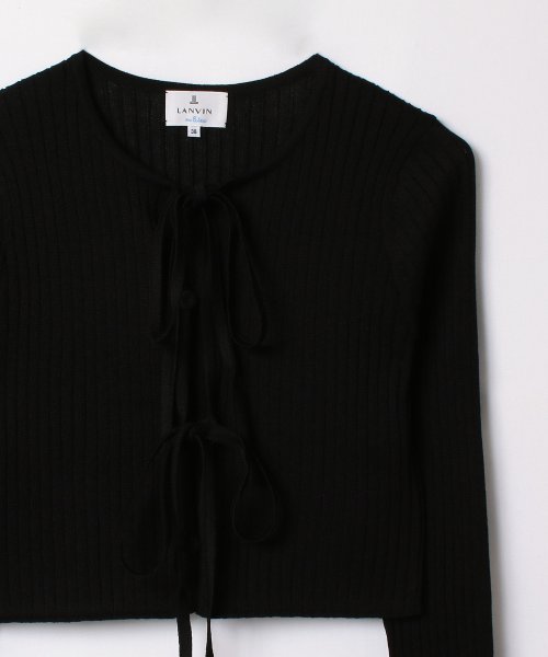 フロントリボンカーディガン 