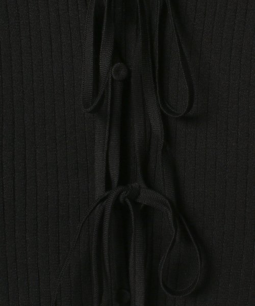 フロントリボンカーディガン 