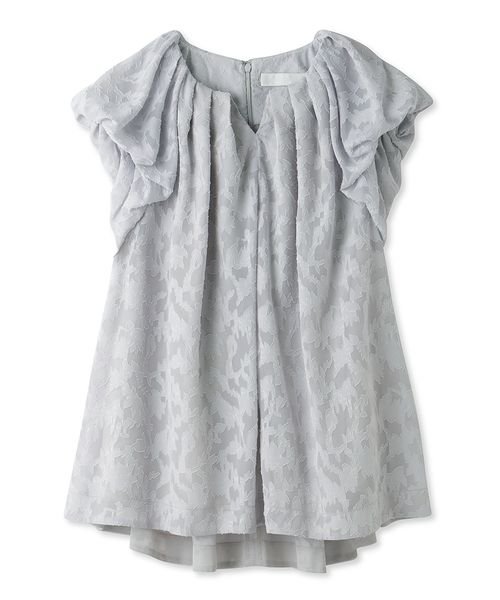 バルーンスリーブチュニックブラウス 予めご了承ください