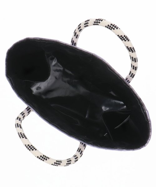 MEDIUM 2 WAY TOTEライラック/ブラックシャイン MEDIUM WAY