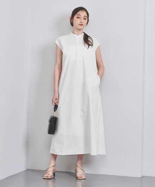 バックフレア フレンチスリーブ ワンピース