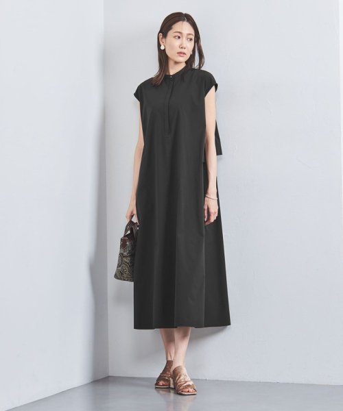 バックフレア フレンチスリーブ ワンピース