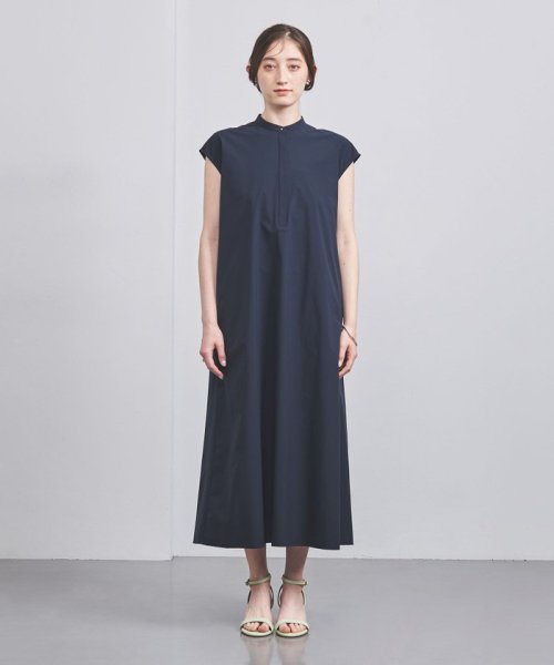 バックフレア フレンチスリーブ ワンピース