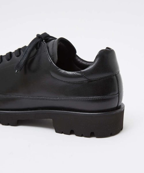 【定番】軽量 タンクソール レザースニーカー 