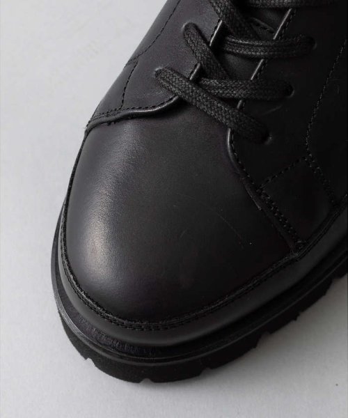 【定番】軽量 タンクソール レザースニーカー 