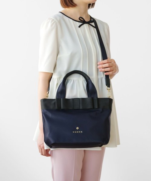 【大人百花掲載】【撥水】RIBBON BRICK TOTE M トートバッグ M 
