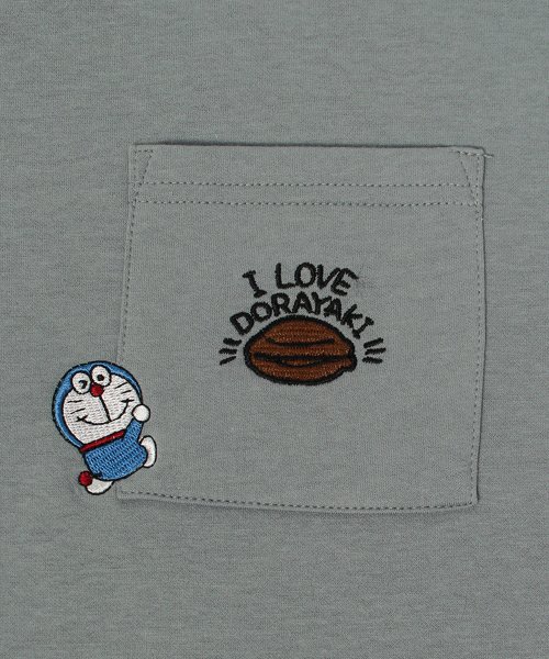 ALWAYS GOOD TIME NEW BASIC STORE(オールウェイグッドタイムニューベーシックストア)/【Doraemon/ドラえもん】刺繍ポケット付きTシャツ/img09