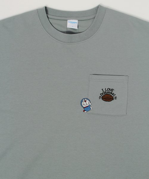 ALWAYS GOOD TIME NEW BASIC STORE(オールウェイグッドタイムニューベーシックストア)/【Doraemon/ドラえもん】刺繍ポケット付きTシャツ/img11