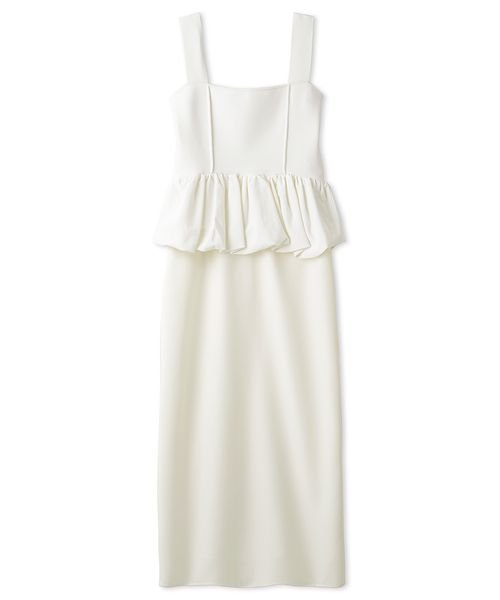 ペプラムビスチェ&Iラインスカートセット 予めご了承ください 総丈 ウエスト ヒップ 裾幅