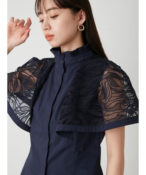 レースケープブラウス 予めご了承ください