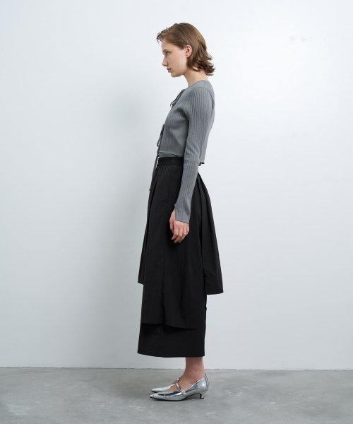 フロントリボンカーディガン 