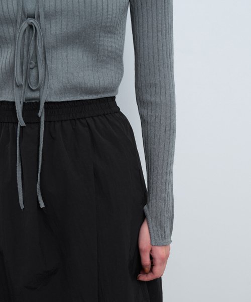 フロントリボンカーディガン 