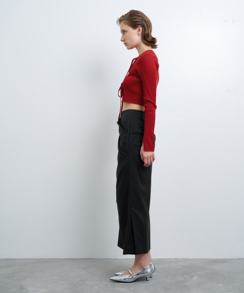 フロントリボンカーディガン 