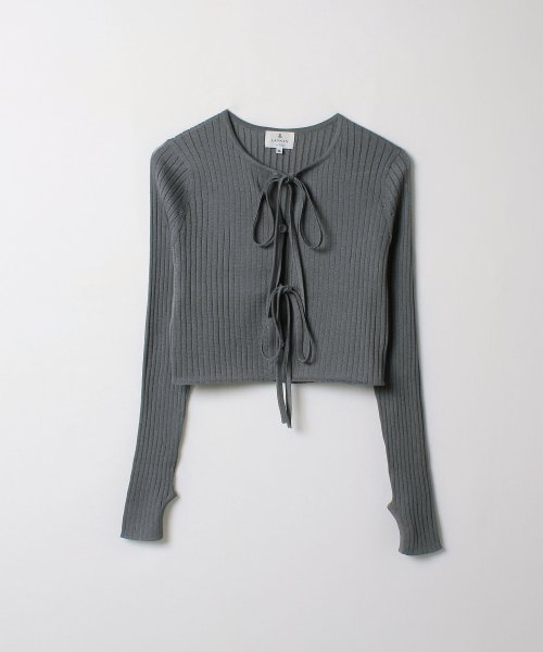 フロントリボンカーディガン 