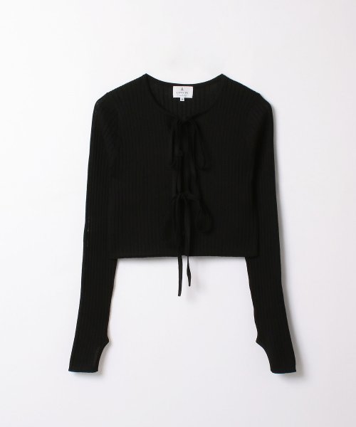 フロントリボンカーディガン 