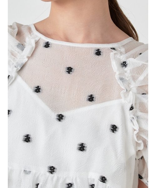 ペプラムチュニックブラウス 予めご了承ください