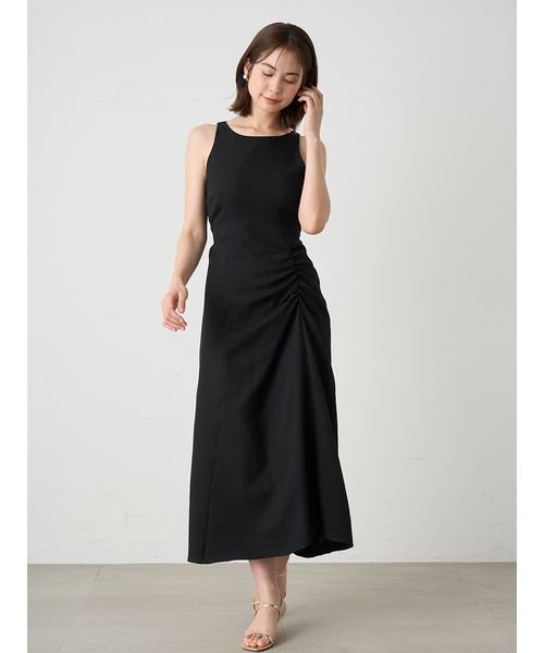 ドロストバッグオープンワンピース 予めご了承ください 総丈 5cm バスト ウエスト
