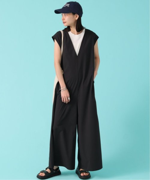 《追加2》【＆FUNCTION】スパンタイプライターサロペット ＆FUNCTION