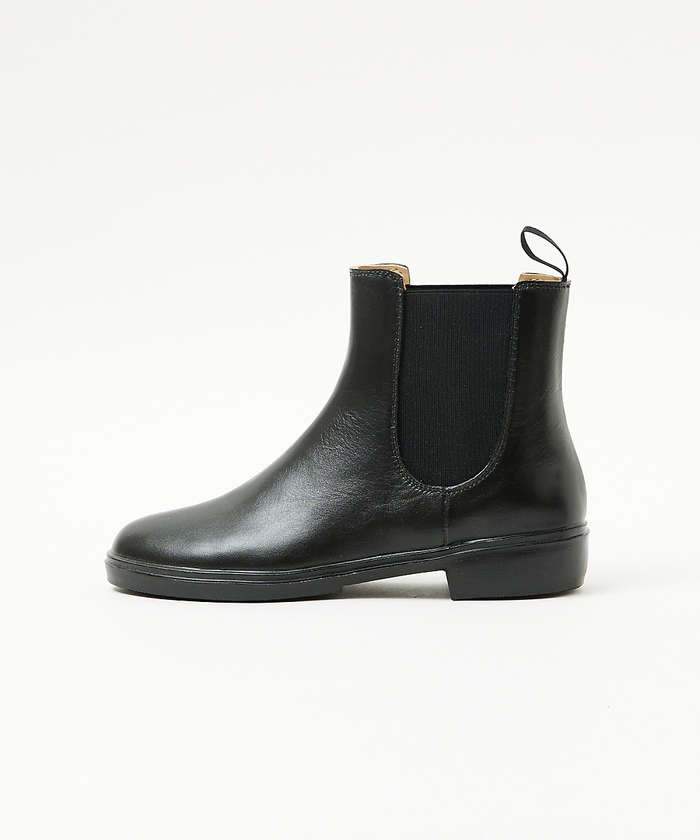 SIDE GORE RAIN BOOTS サイドゴア レインブーツ｜ブラック×ラメ