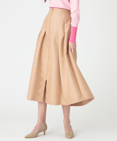 【LOULOU WILLOUGHBY】ジップアップタックスカート 【洗える】ウスカルデニム スカート KUE2635586185(20196円)