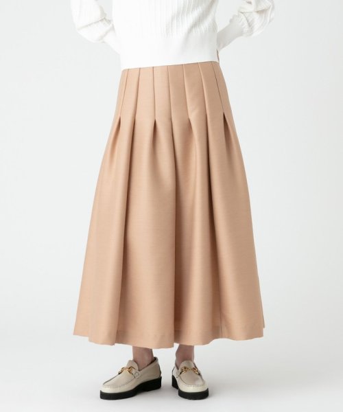 【LOULOU WILLOUGHBY】ジップアップタックスカート 【洗える】ウスカルデニム スカート KUE2635586185(20196円)