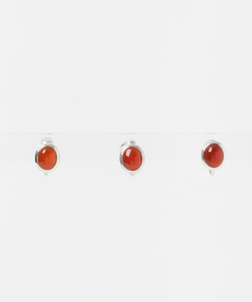 SMELLY(スメリー)/SMELLY so’　carnelian oval earring/img12