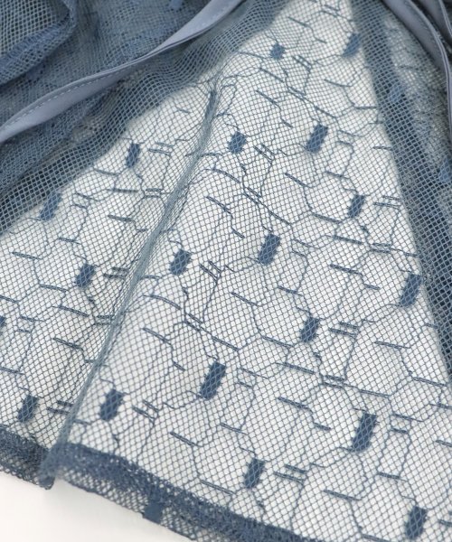 フリルレースボレロ×マーメイドワンピースドレス 