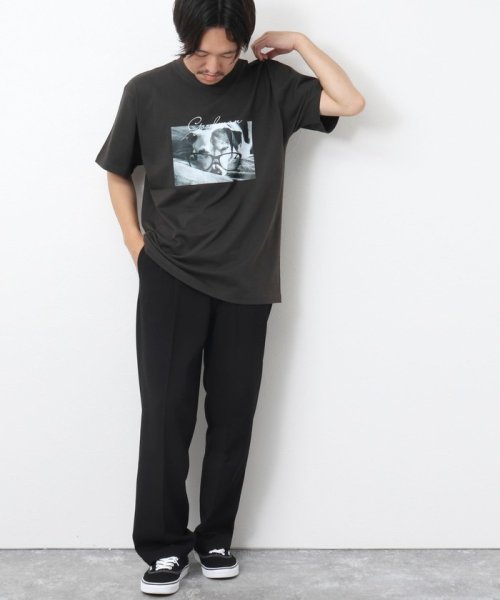 NOLLEY’S goodman(ノーリーズグッドマン)/GOODMAN CAT&DOG photo T－shirts フォトプリントTシャツ/img05