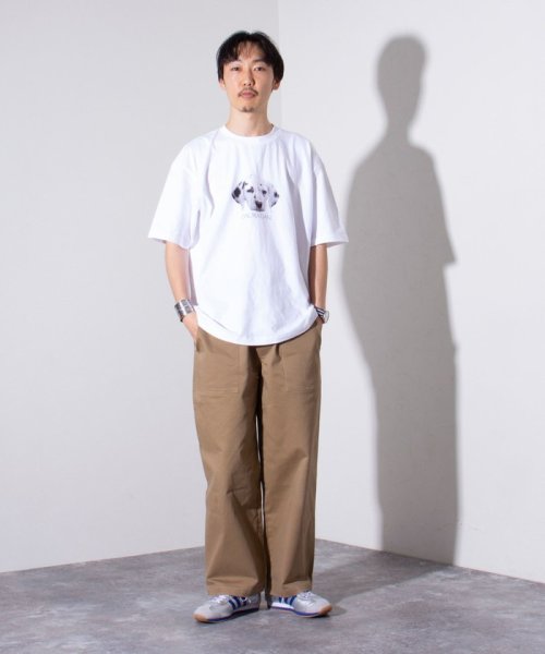 GLOSTER(GLOSTER)/【新柄追加】【GLOSTER/グロスター】DOG&CAT 犬猫プリントTシャツ/img18