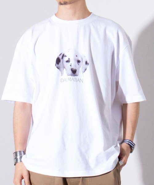 GLOSTER(GLOSTER)/【新柄追加】【GLOSTER/グロスター】DOG&CAT 犬猫プリントTシャツ/img19