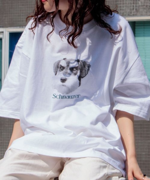 GLOSTER(GLOSTER)/【新柄追加】【GLOSTER/グロスター】DOG&CAT 犬猫プリントTシャツ/img27