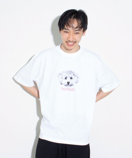 GLOSTER(GLOSTER)/【新柄追加】【GLOSTER/グロスター】DOG&CAT 犬猫プリントTシャツ/img29