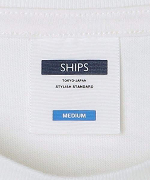SHIPS MEN(シップス　メン)/*SHIPS:〈汗染み防止加工〉ワンポイント ロゴ ビッグシルエット ヘビーウェイト Tシャツ/img41