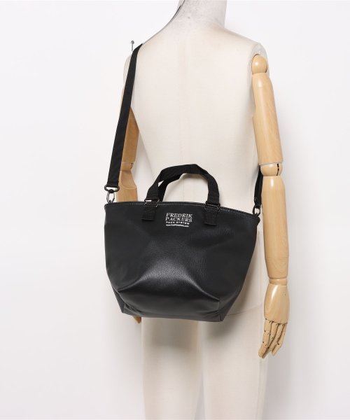 FREDRIK PACKERS(FREDRIK PACKERS)/【FREDRIK PACKERS】EC限定商品 FAM TOTE ECO LEATHER WIDE トートバッグ ショルダーバッグ エコレザー 2WAY/img32
