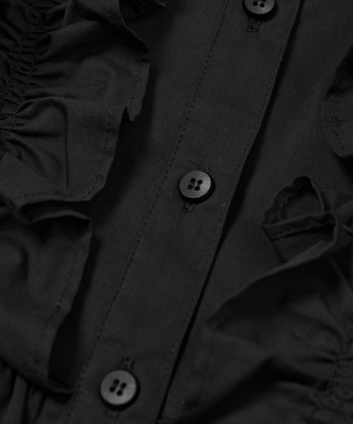 【サステナブル】ペタルフリルブラウス 