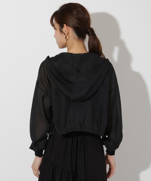 シアーパーカー＋ティアードキャミワンピース 