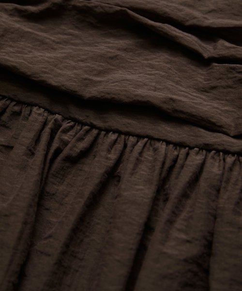 オーガニックコットンタックギャザーキャミソール【アンサンブル対応】 キャミソール・ベアトップ K1667326054(12870円)