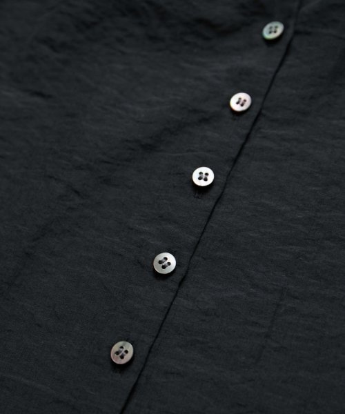 オーガニックコットンシアーギャザーフレアブラウス【アンサンブル対応】 アンサンブル対応 JSB1353159138(10450円)