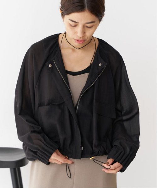 シアーオーガンジーブルゾン 