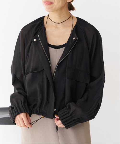シアーオーガンジーブルゾン 