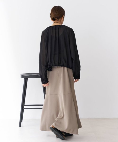 シアーオーガンジーブルゾン 