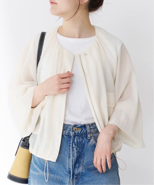 シアーオーガンジーブルゾン 