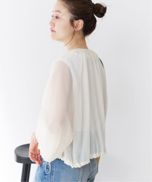 シアーオーガンジーブルゾン 