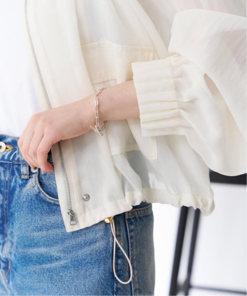 シアーオーガンジーブルゾン 