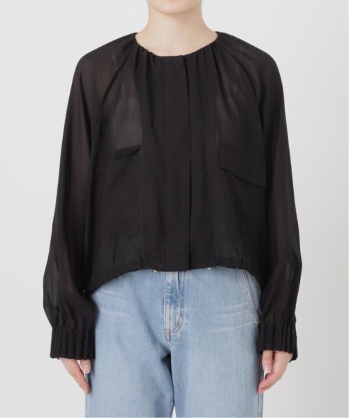 シアーオーガンジーブルゾン 
