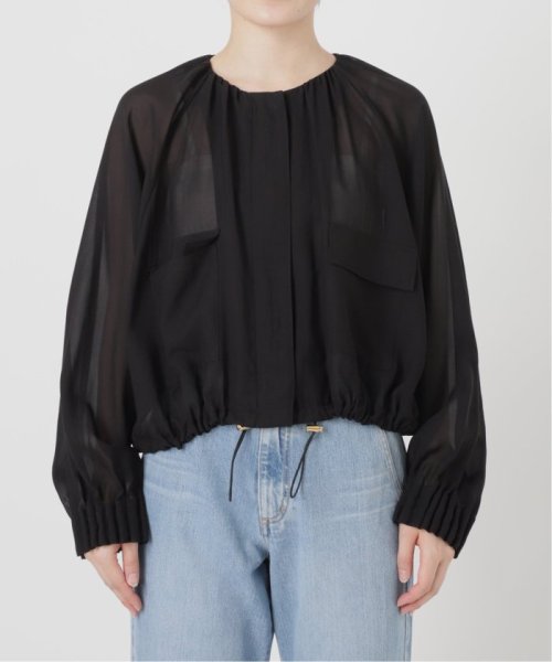 シアーオーガンジーブルゾン 