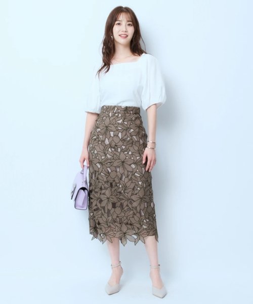 レースタイトスカート 予めご了承ください